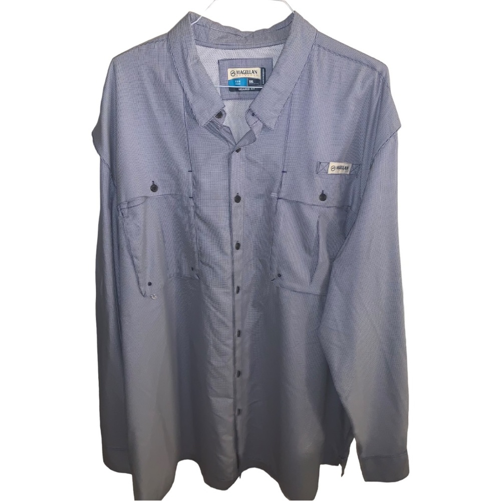 Magellan Long-Sleeve Button-down Fishing Shirt